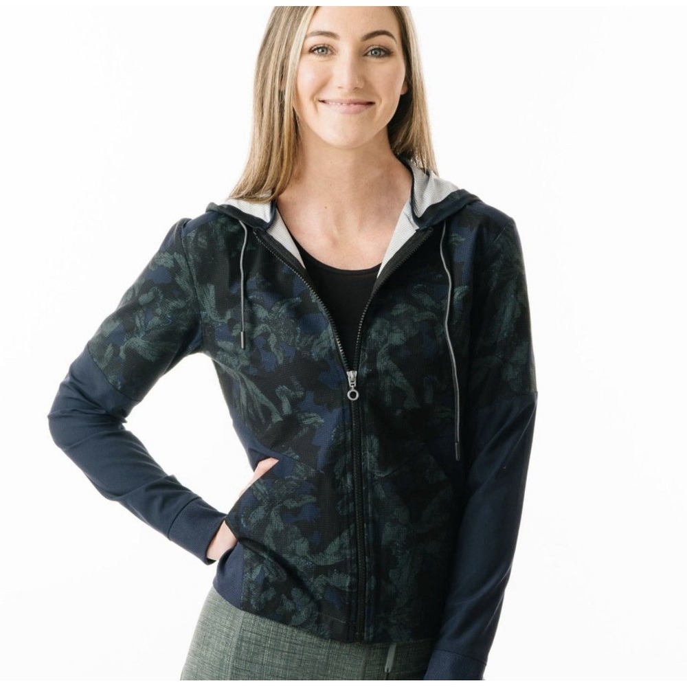 ZYIA Active Evening Paradise Mesh Ripstop Jacket Size Medium‎ Athletic